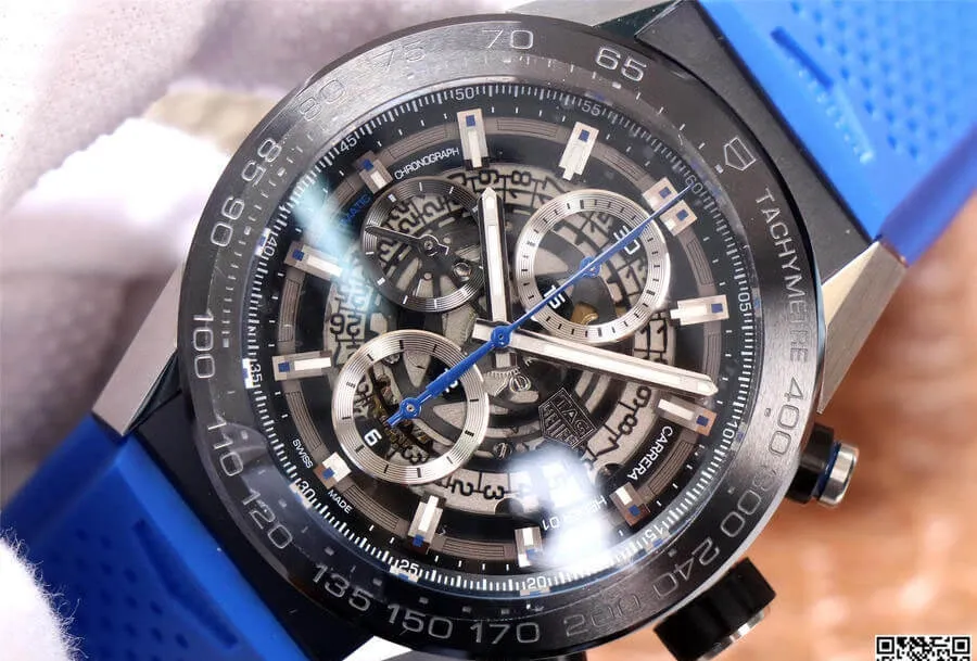TAG Heuer Carrera CAR2A1T.FT6052 XF Factory 1:1 Best Edition Replica Watch Blue Strap